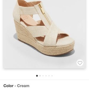 A New Day Espadrille Wedge Sandals